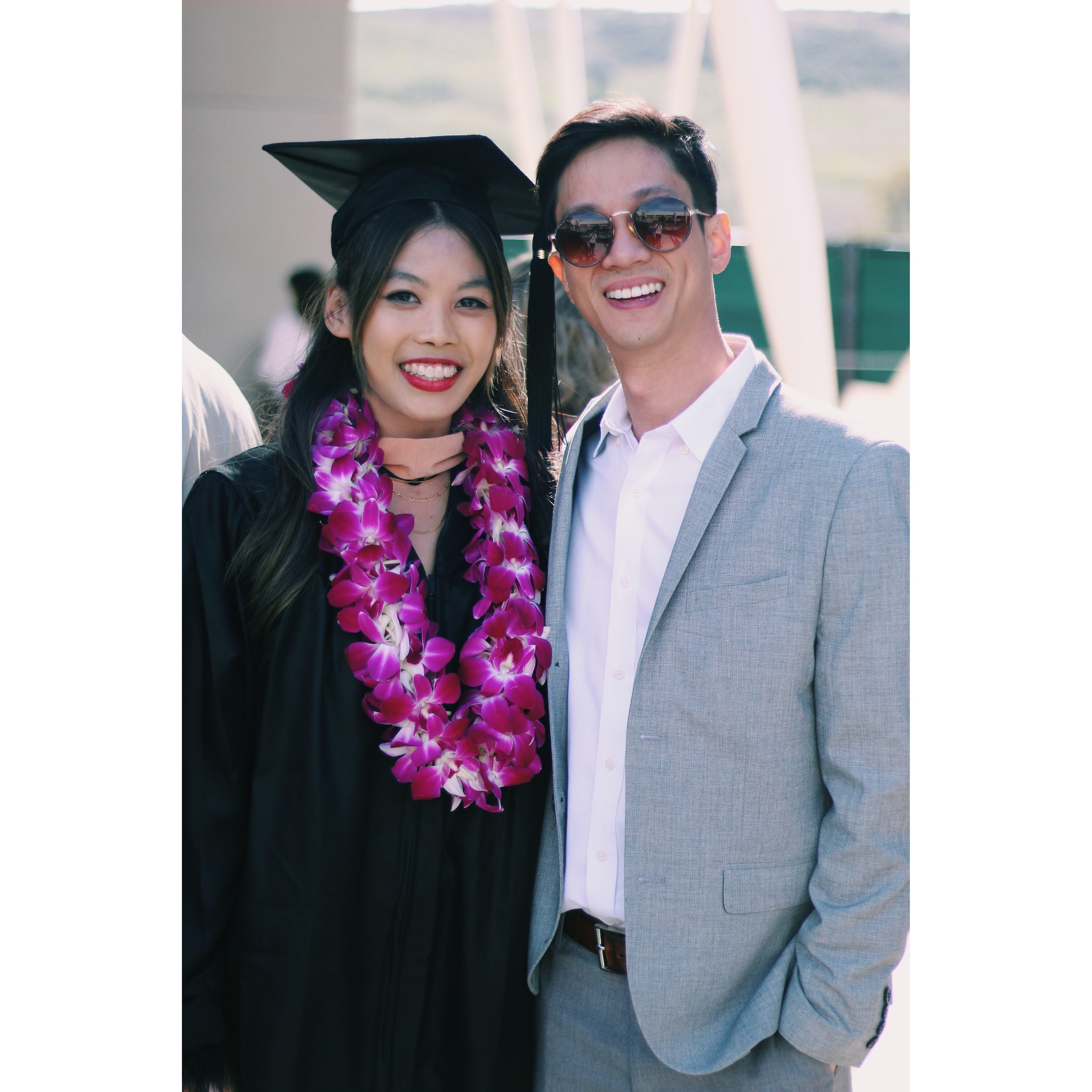 Bright getting her MBA in 2022.