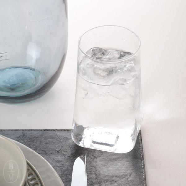 Kallos Hammered Highball Glass