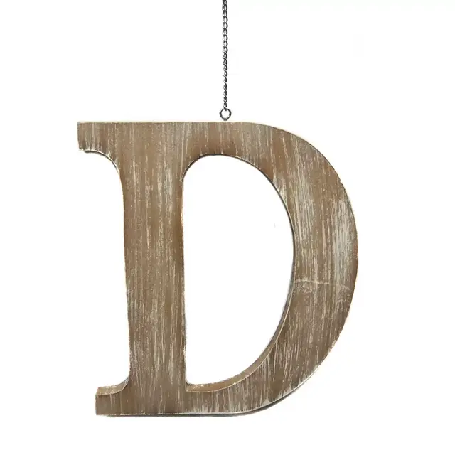 Bee & Willow™ Home Monogram Letter "D" Wood Door Hanger