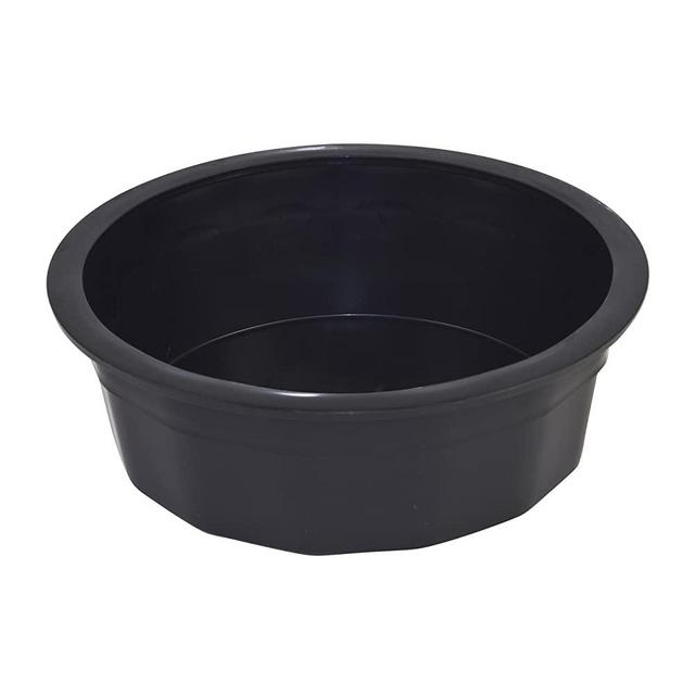 World Pet Heavyweight Crock Pet Bowl, X-Large, Black
