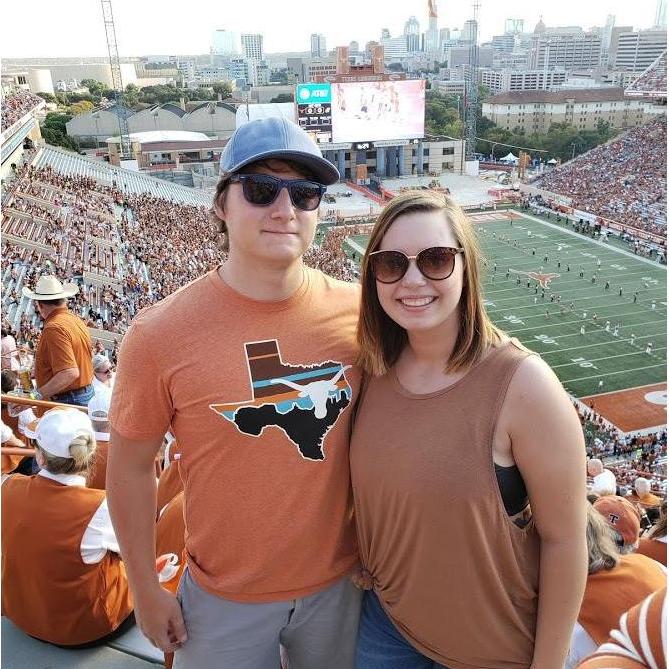 Our first University of Texas game. The proof is in the stadium - Everything is bigger in Texas!