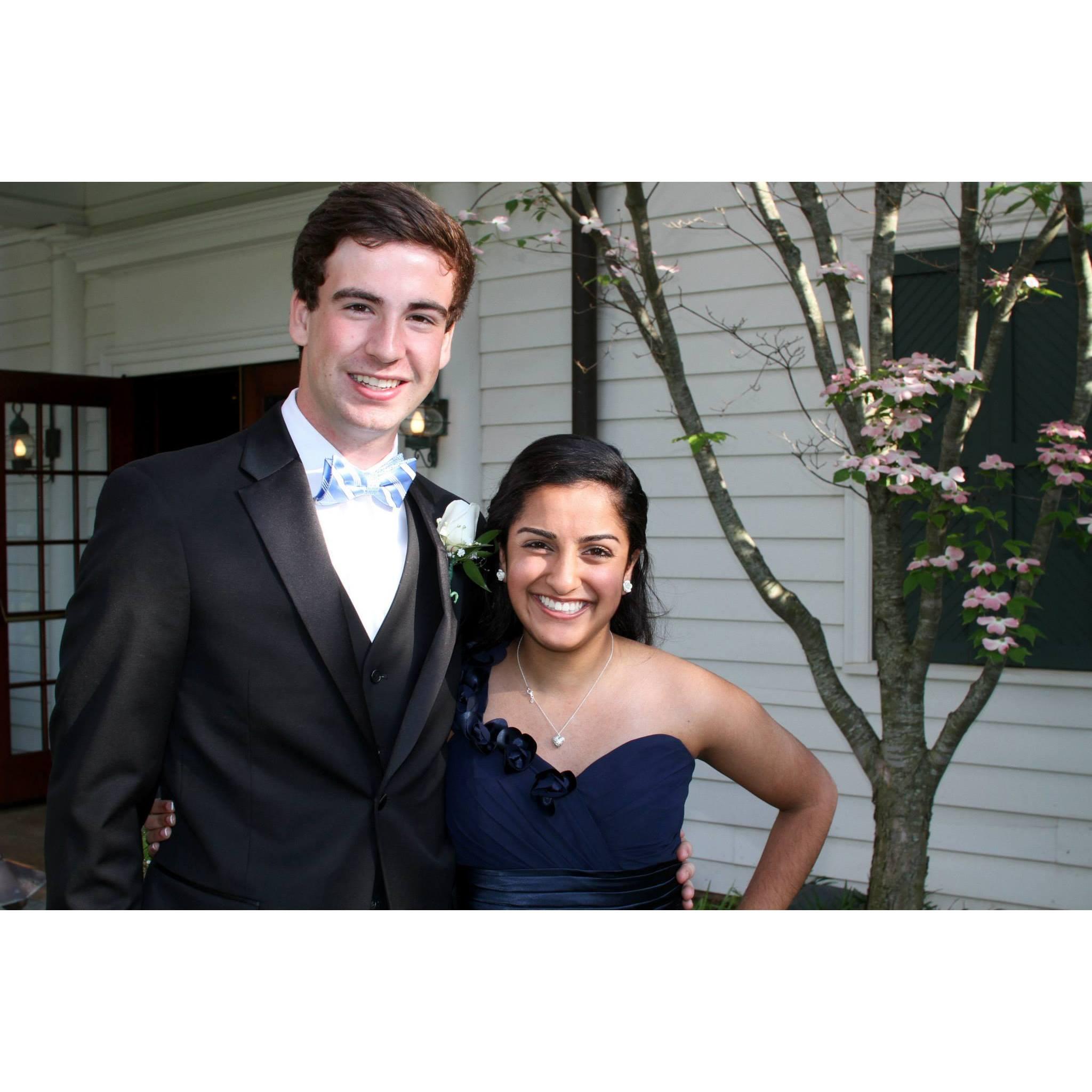 Back in high school when we were in the same prom group!