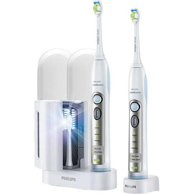 Philips Sonicare FlexCare Whitening Edition Rechargeable Toothbrush 2-pack, White