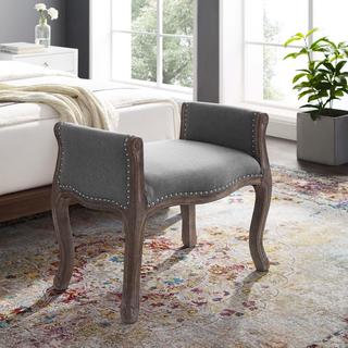 Avail Vintage French Upholstered Bench