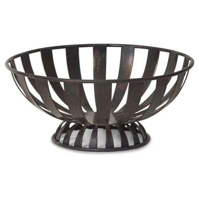 Spectrum Stripe Fruit Bowl - Oil Rubbed Bronze - Spectrum Diversified Designs