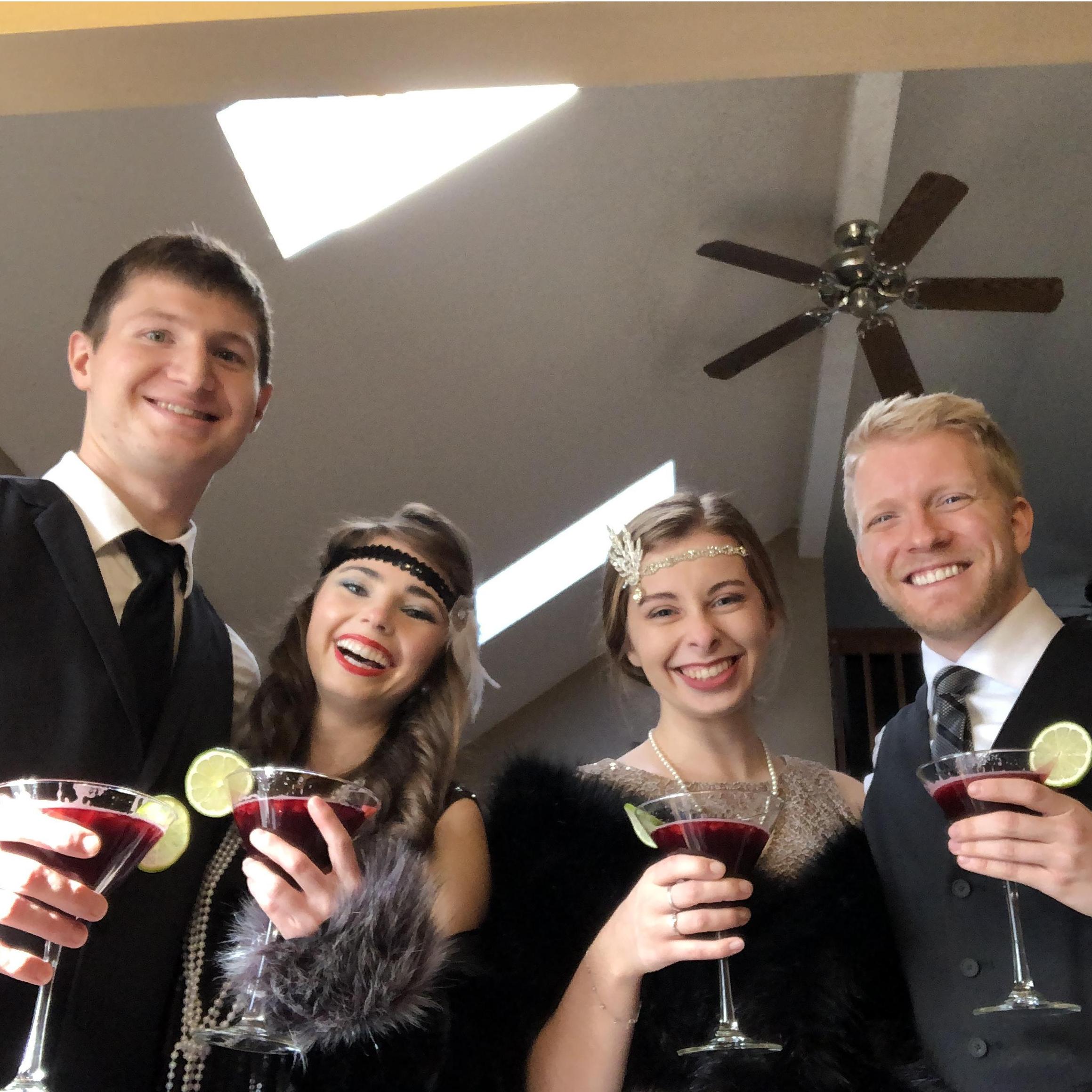 1920's themed double date with friends
