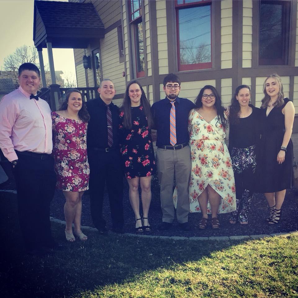 Morgan took Lana to Alpha Xi Delta formal in April of 2018. They attended with Morgan’s roommates and their boyfriends (all of whom are now their husbands or fiancés!)