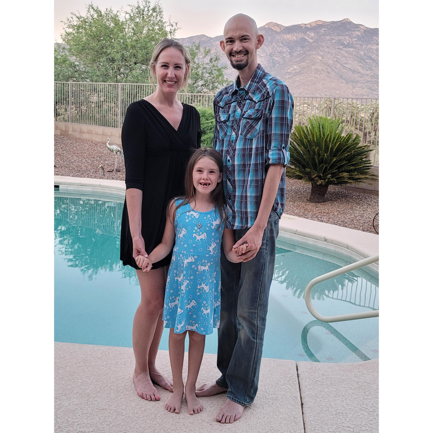 Family picture in June 2021.