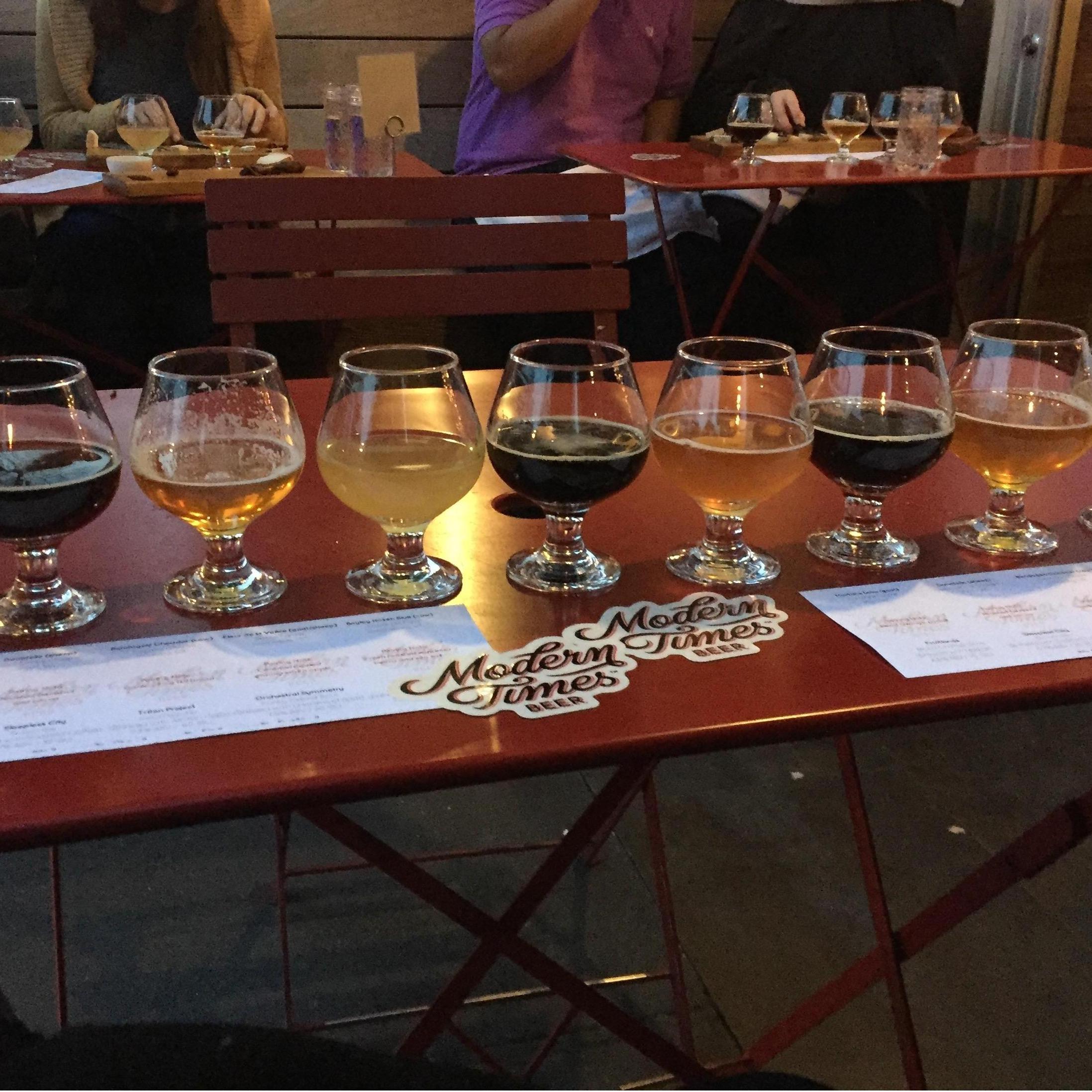 Modern Times beer + Cheese pairing = our kind of Valentine's Day