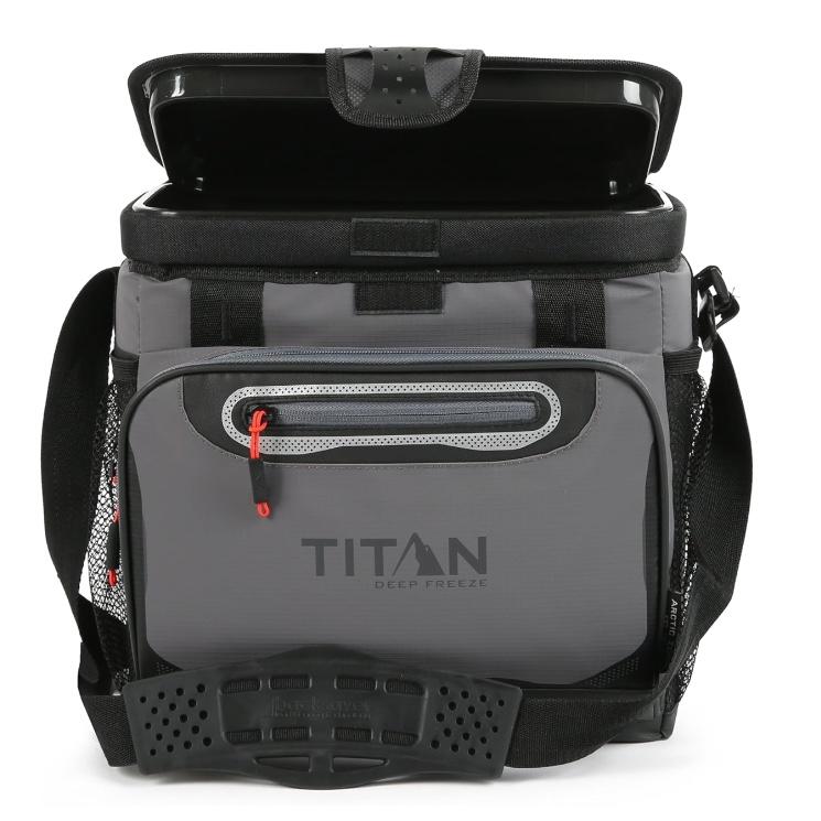 Titan Deep Freeze Cooler, 16 Can, Sharkskin Gray