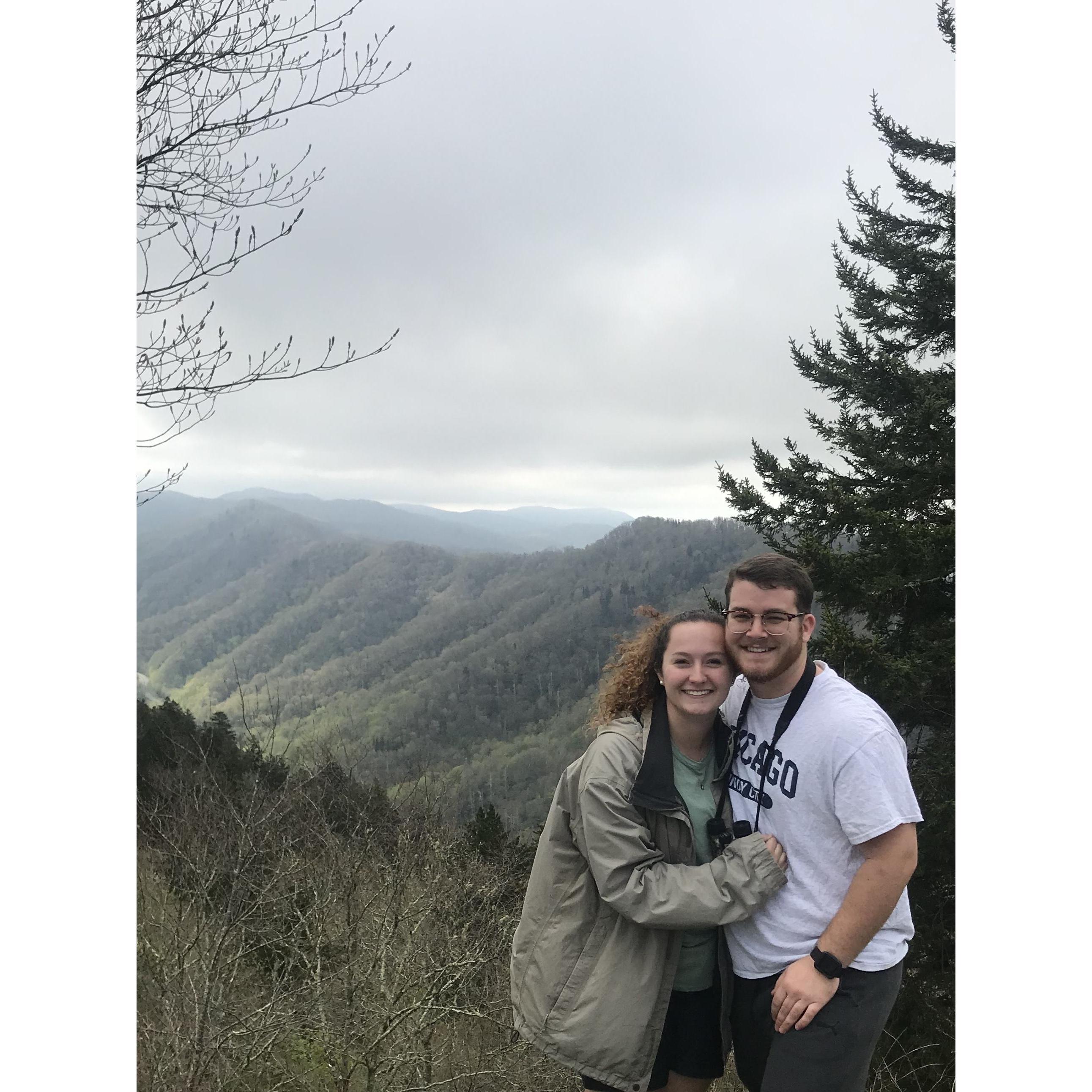 Visited the Appalachian Trail while in TN. We love the outdoors!