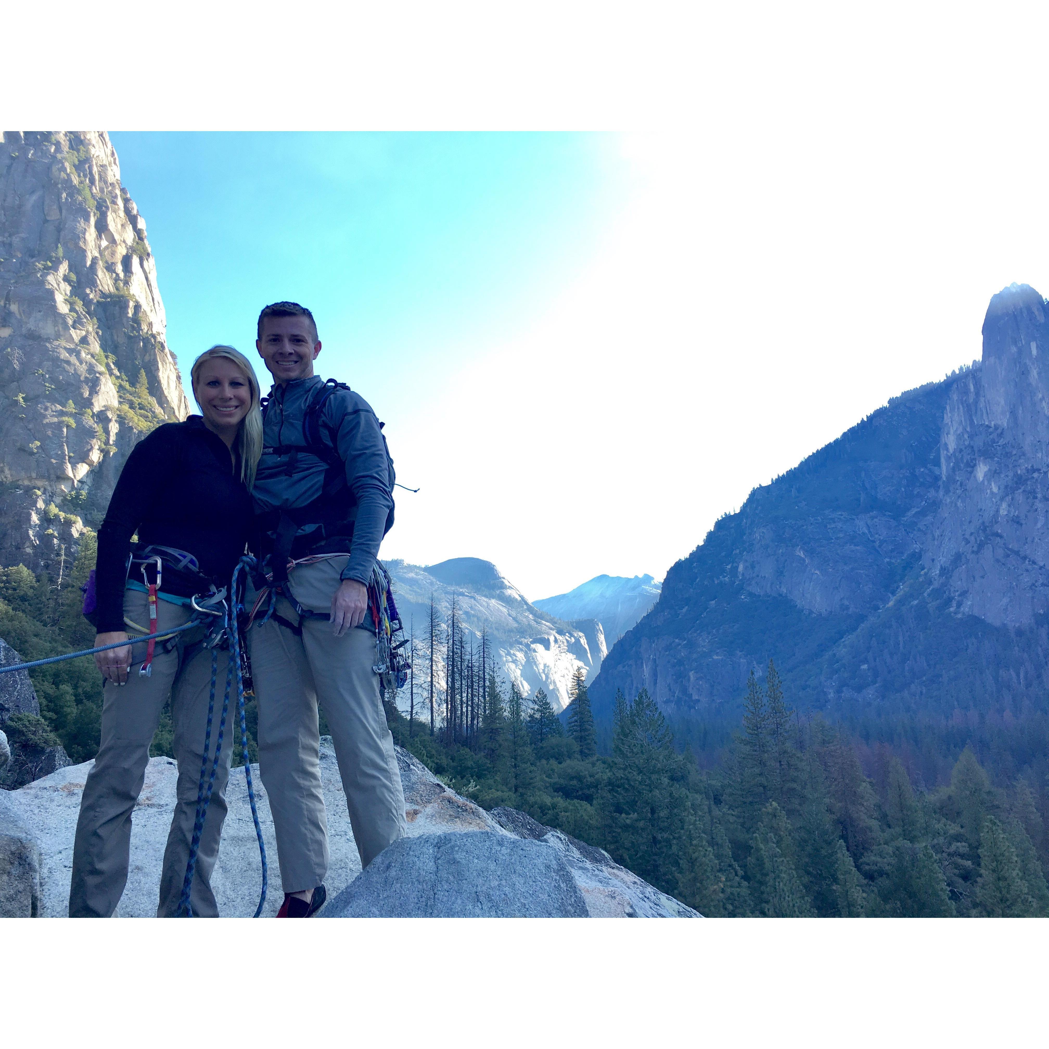Climbing in Yosemite
