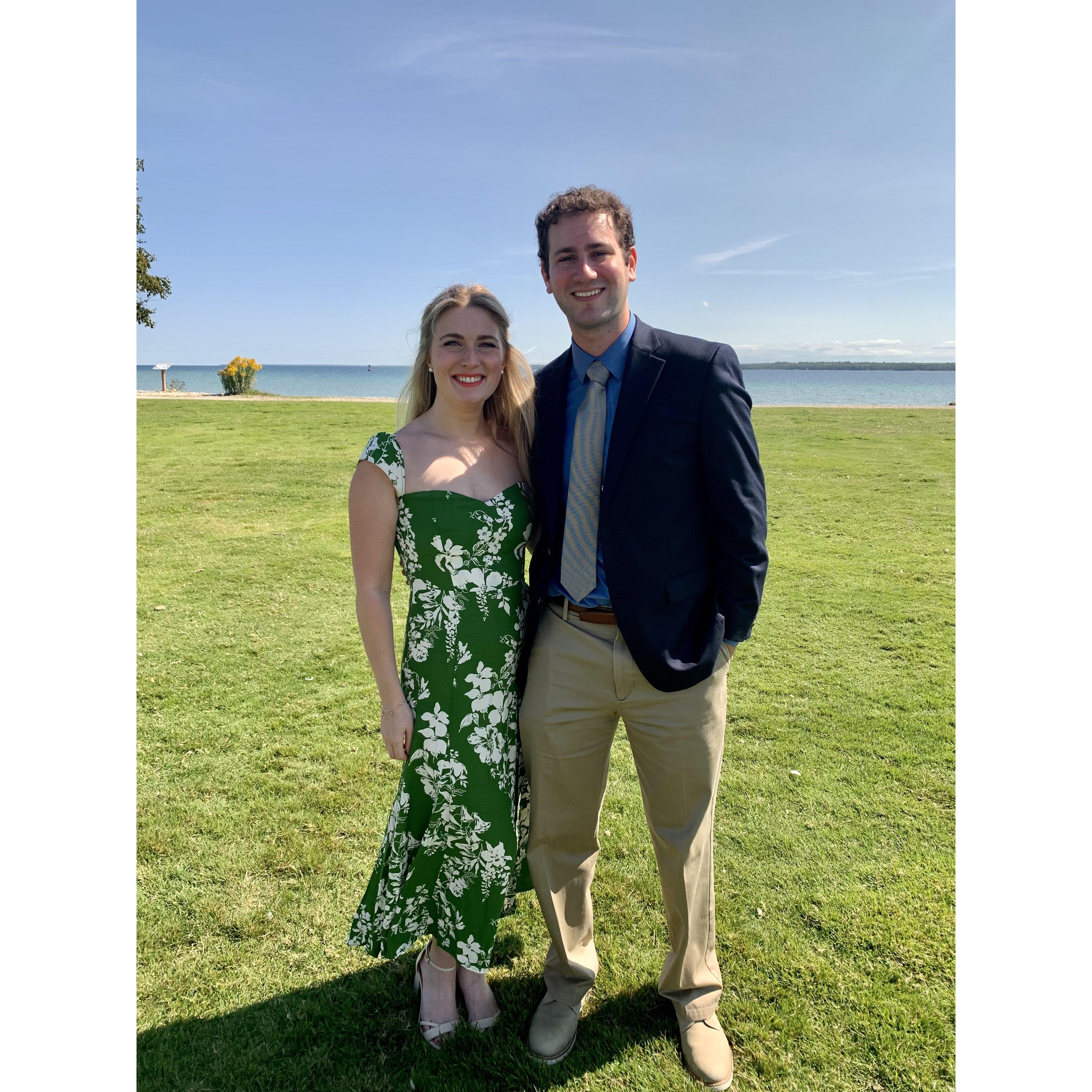 Enjoying the beautiful Mackinac Island