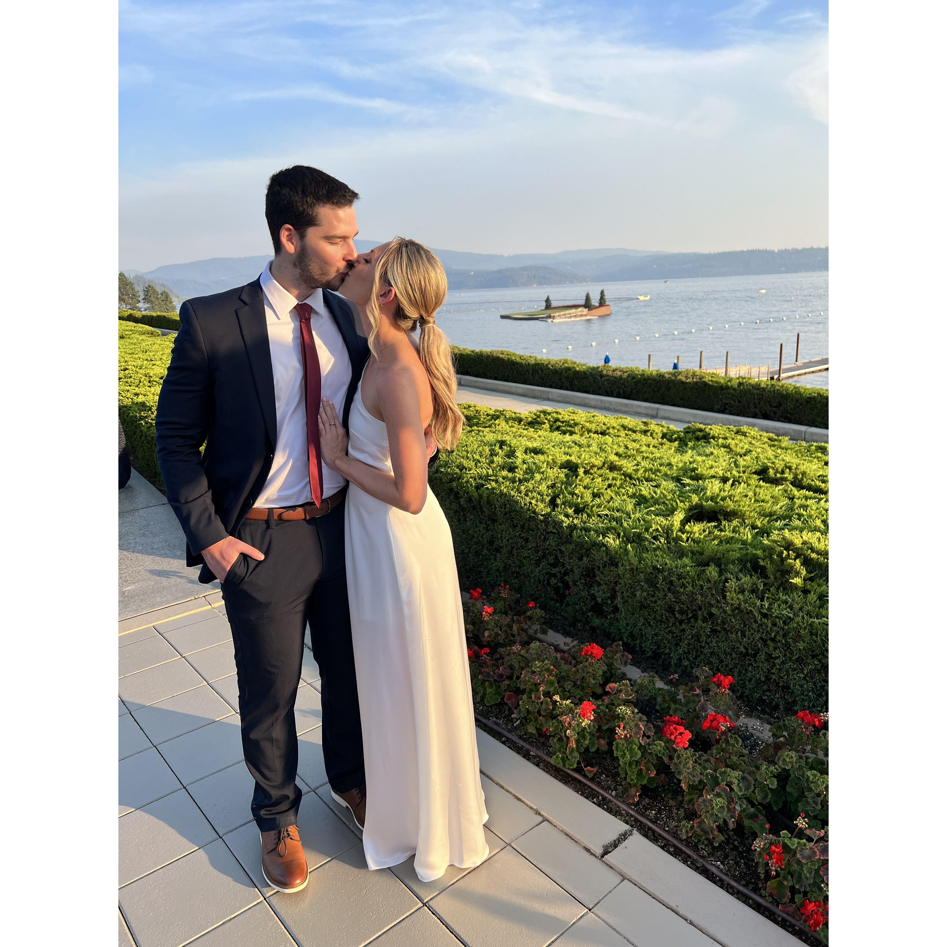 AUGUST 26, 2023 - Celebrated friends getting married in stunning Coeur d'Alene