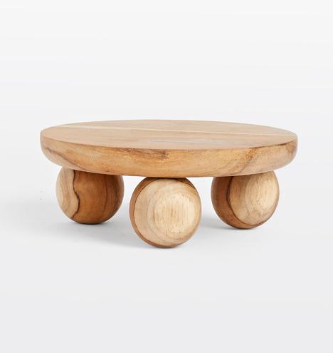 9" Teak Planter Stand