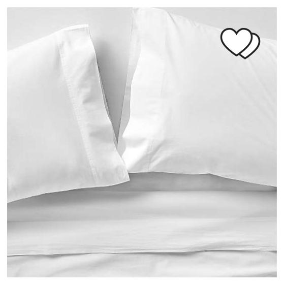 Favorite Washed Organic Cotton White King Bed Sheet Set | Crate and Barrel