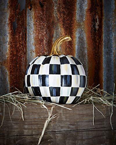 MacKenzie-Childs Courtly Check Pumpkin, Mini
