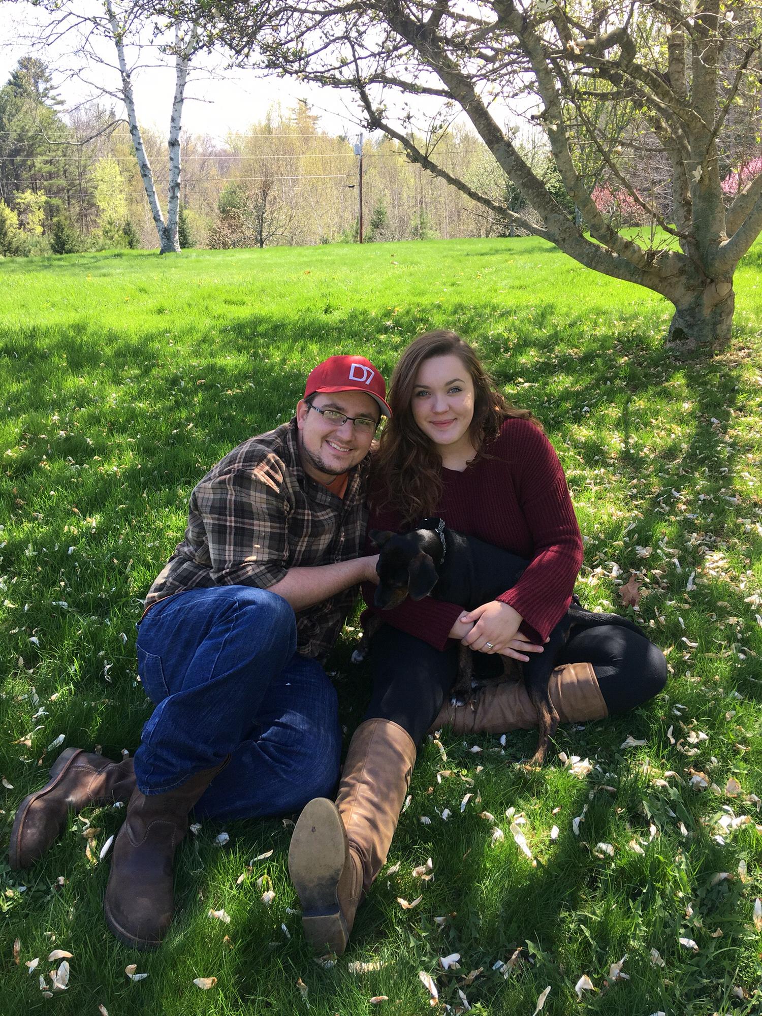 Family photo with Dutch, the best pup around.
Summer of 2017.