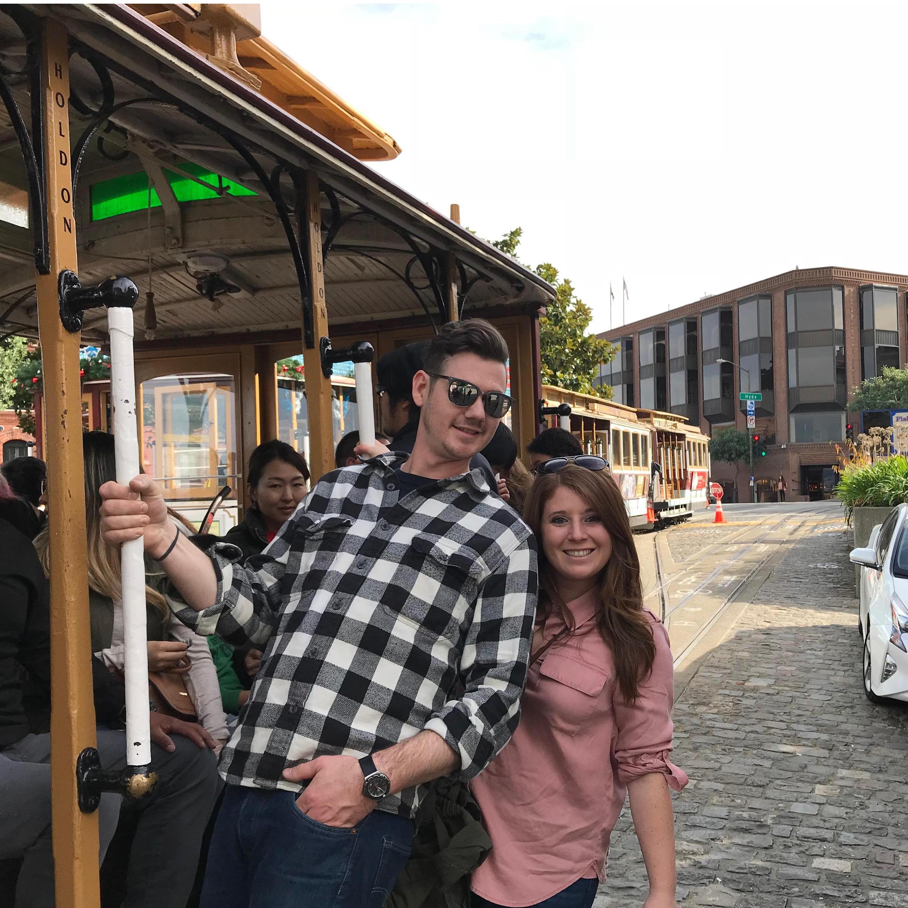 Phillip's first trolley ride