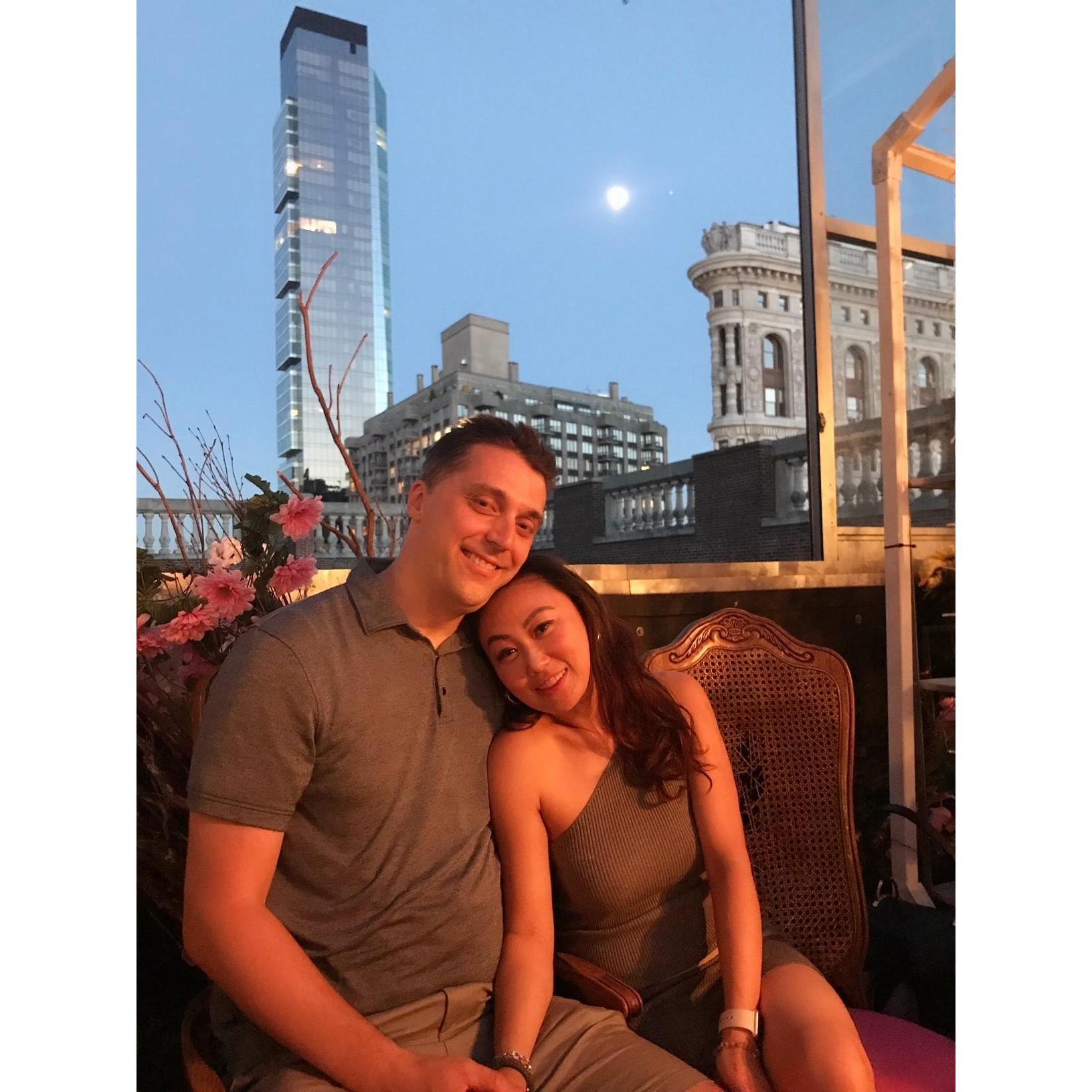 The moon is jealous of us because we said nothing can light up our nights like the love we have...