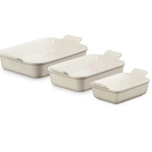 Heritage 3-Piece Rectangular Baking Dish Set