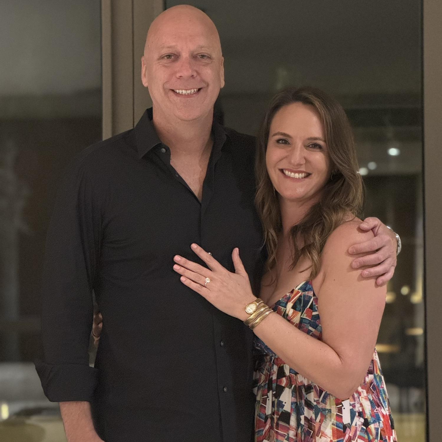 The night we got engaged 12/31/24