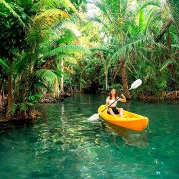 Kayaking on Honeymoon