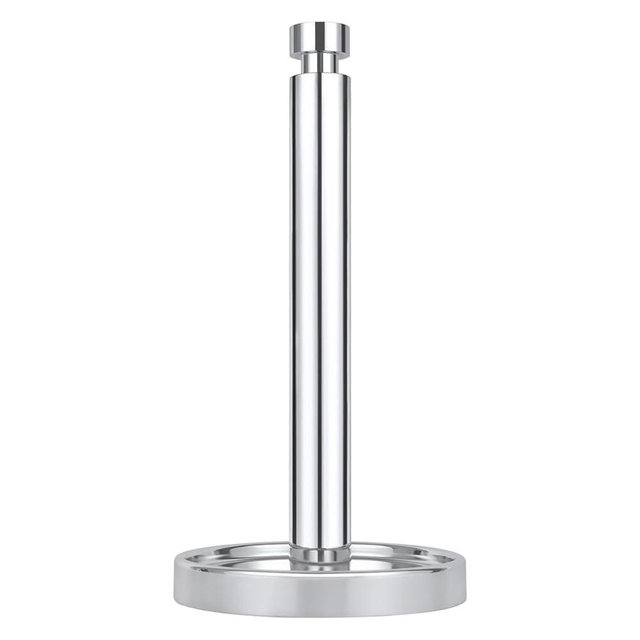 Ivilon Countertop Paper Towel Holder - Steady and Easy Tear - Fits All Paper Towel Rolls - Chrome