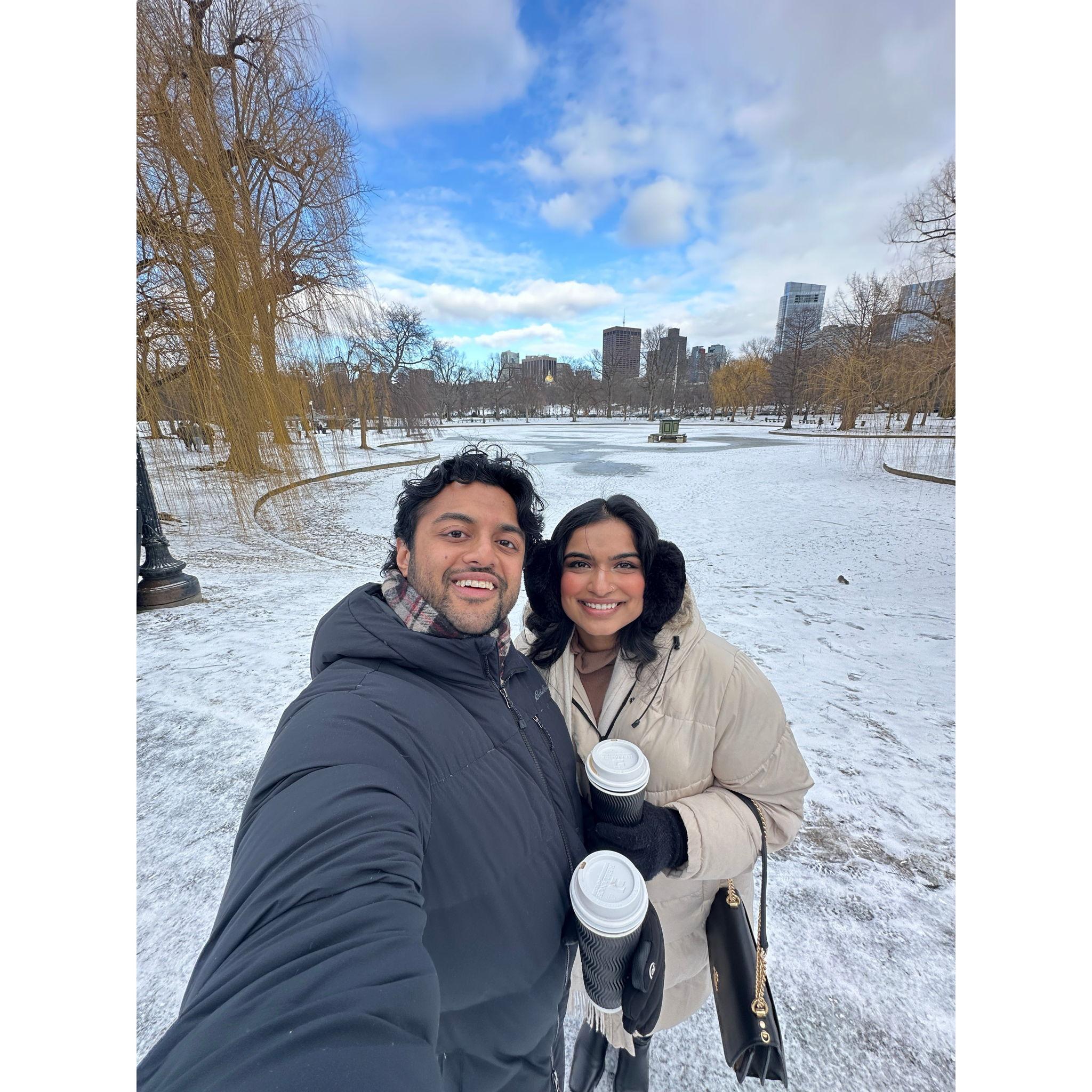 Feb. 2025 in Boston, MA for our 5 year anniversary :)