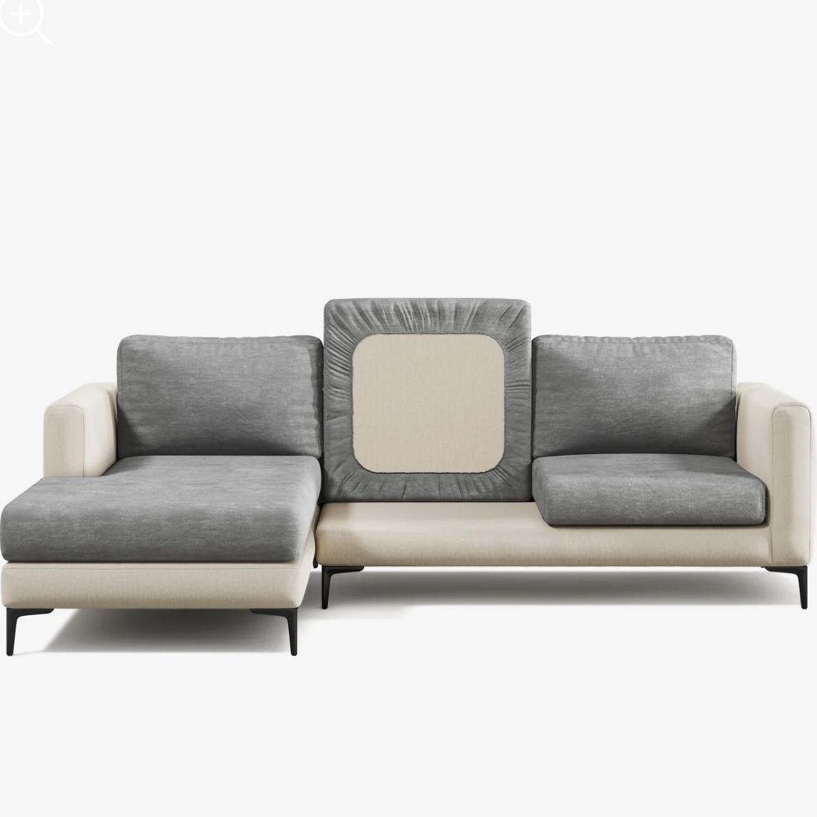 Miracle Sofa Covers (6 Medium Sesame Back Covers)