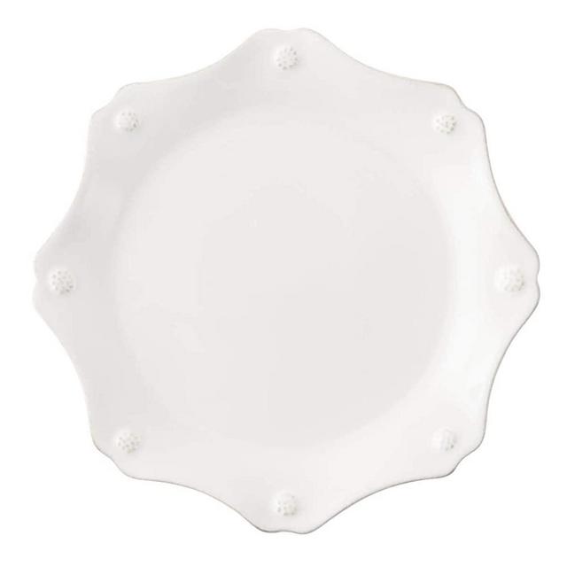 Juliska Berry & Thread Whitewash Scalloped Dessert/Salad Plate