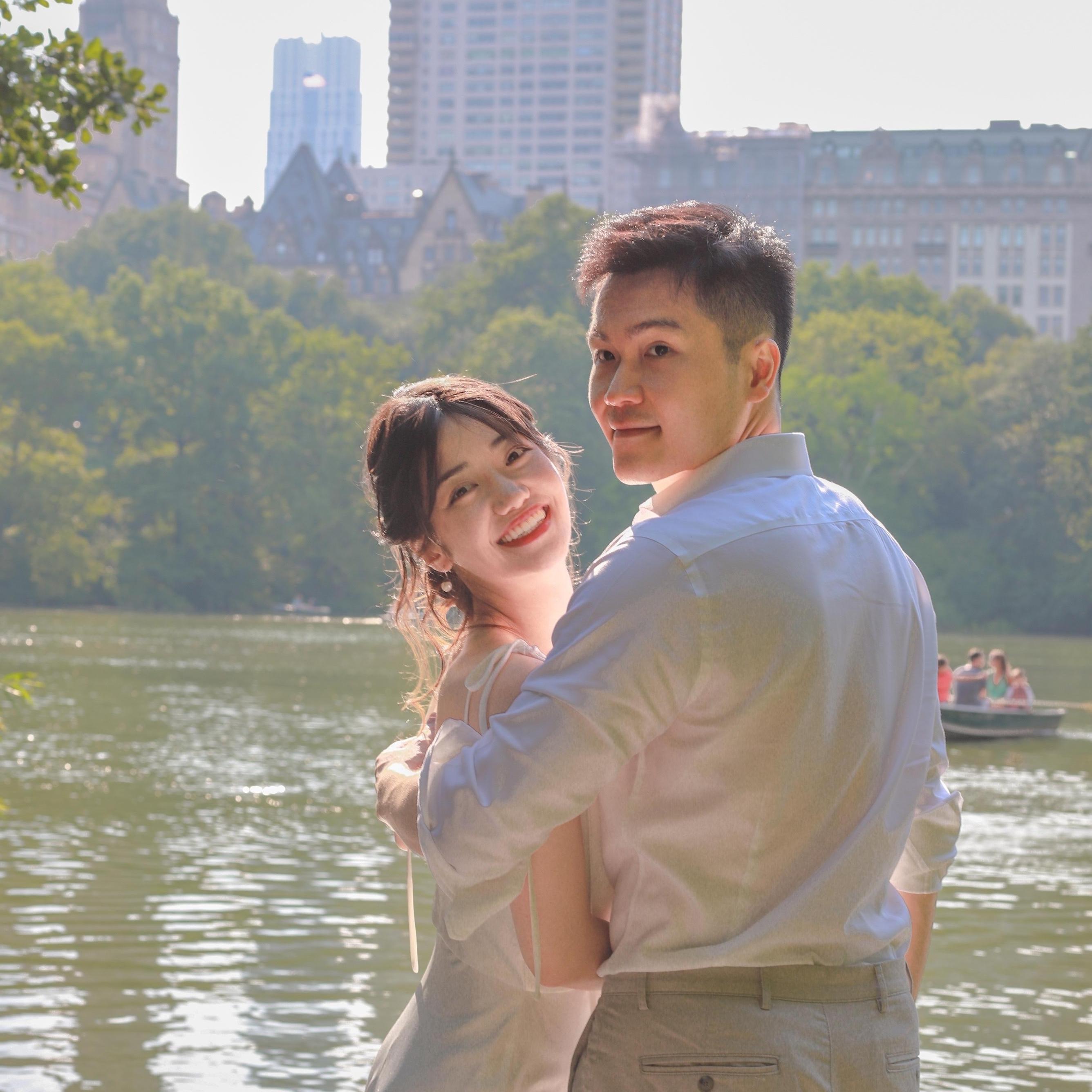 Our Engagement Moment at Central Park