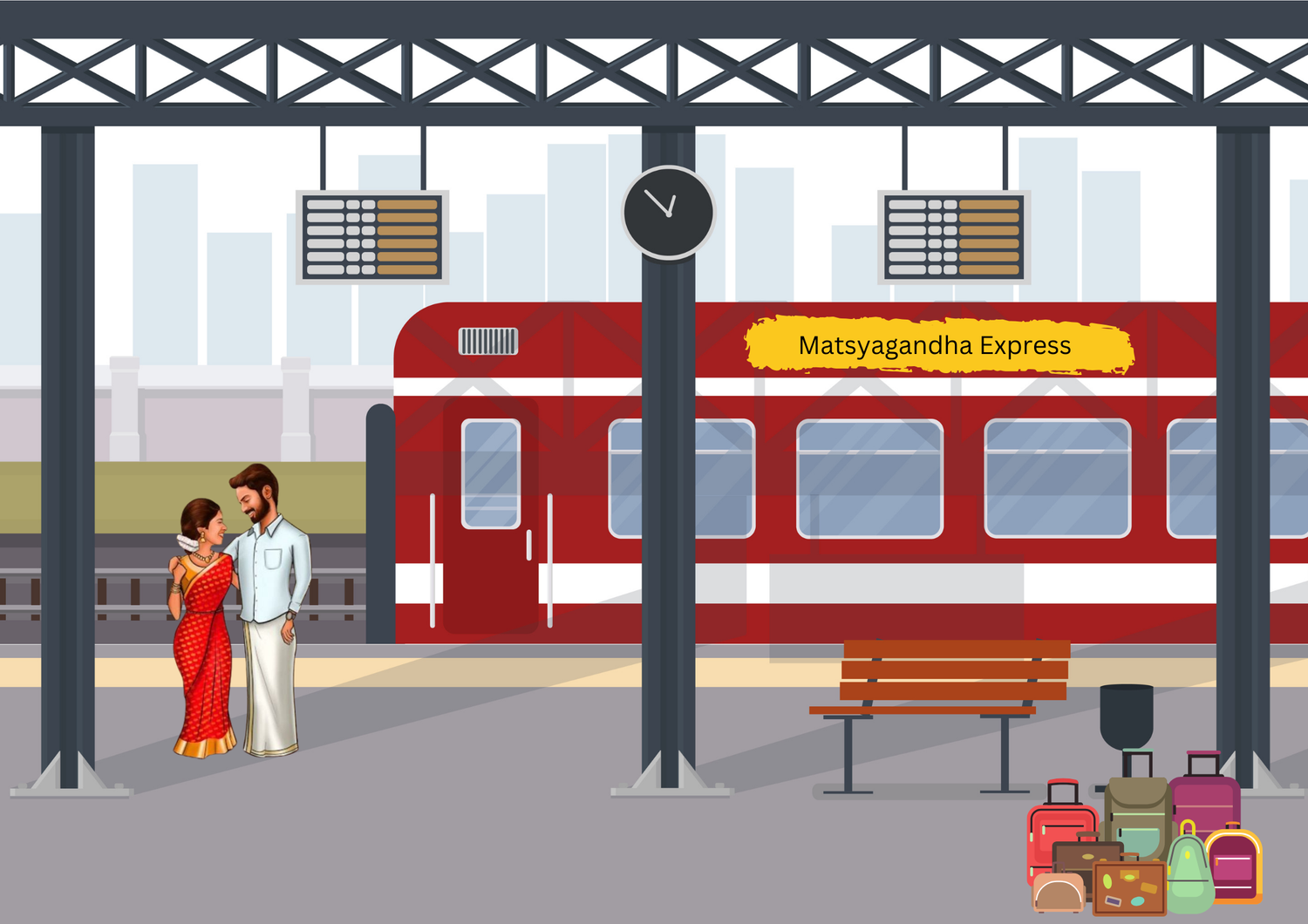 The Wedding Website of Madhavi W and Kiran Shetty