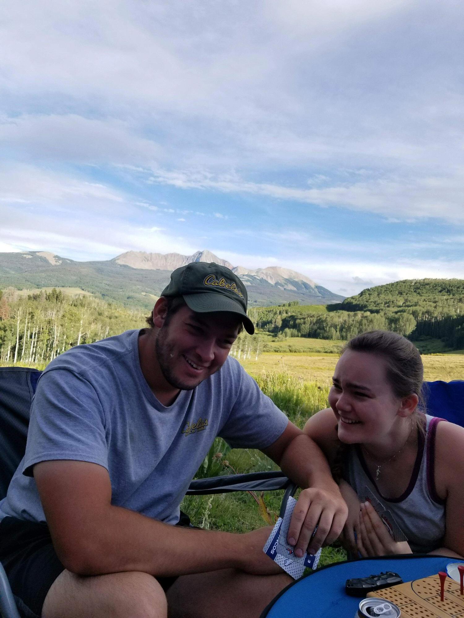 One of our many camping trips. This one was with our lovely mothers. Summer 2017