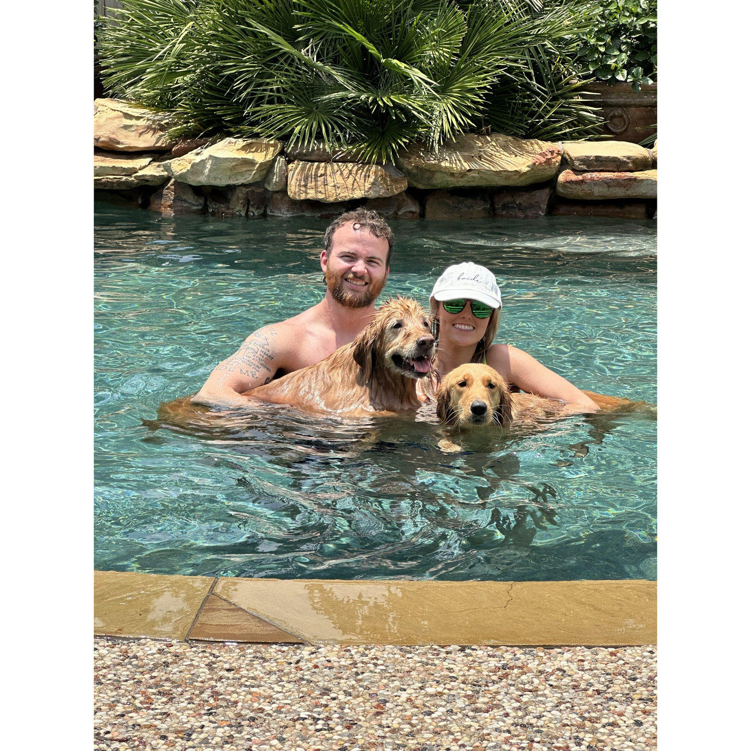Our family! Chris, Sarah, Presley, Dolly