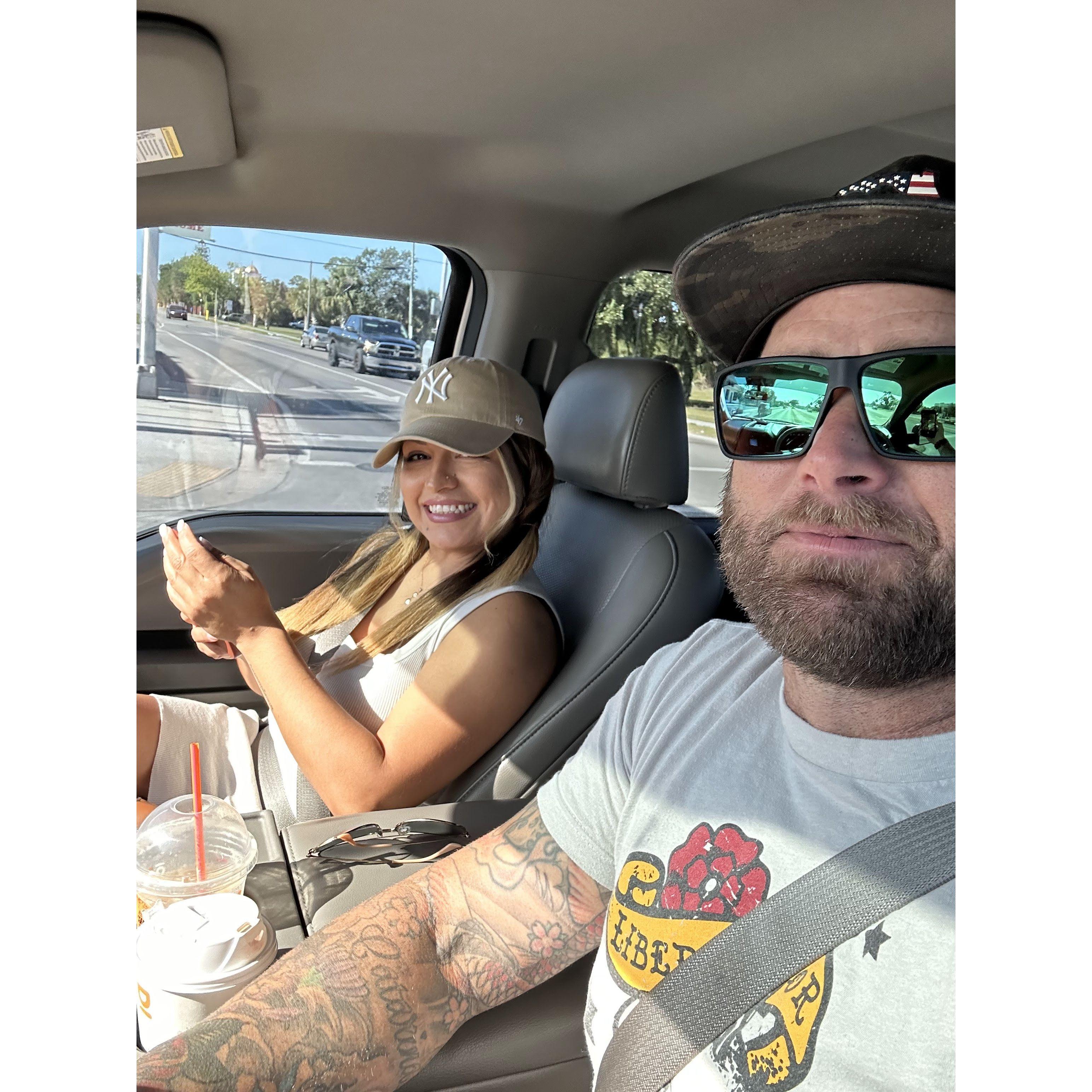 On our way to meet my future sister-in-law