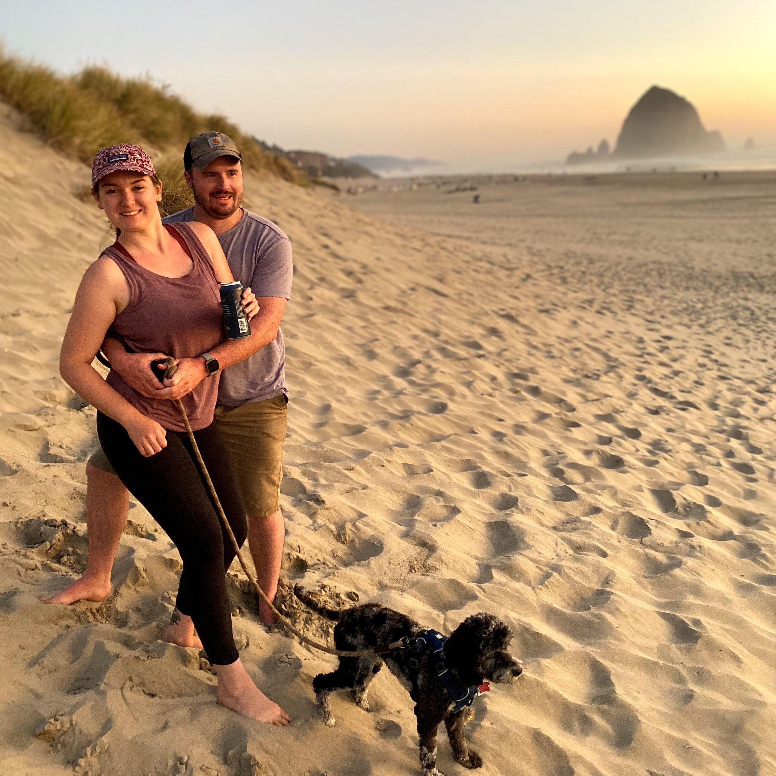 Cannon beach sunset shenanigans :)