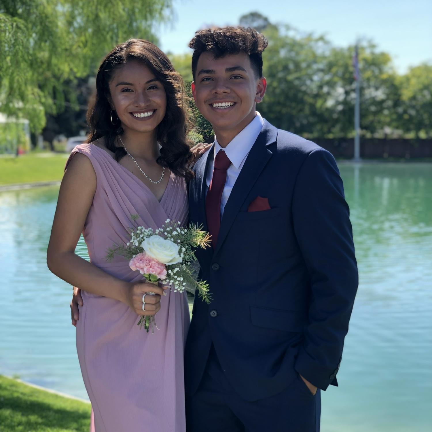 Groomsman and Bridesmaid @ Ricki's & Nancy's wedding