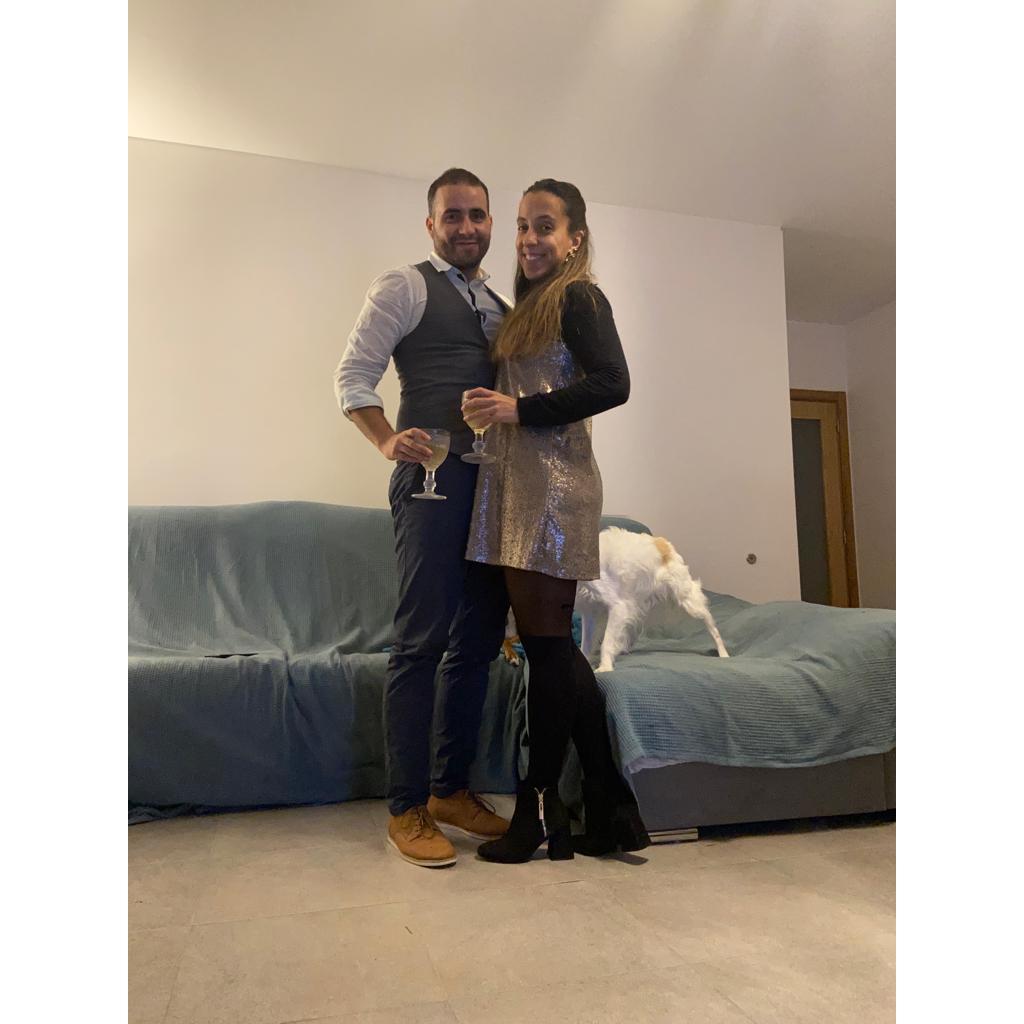 A nossa primeira Passagem de Ano juntos, foi passada na casa onde agora vivemos