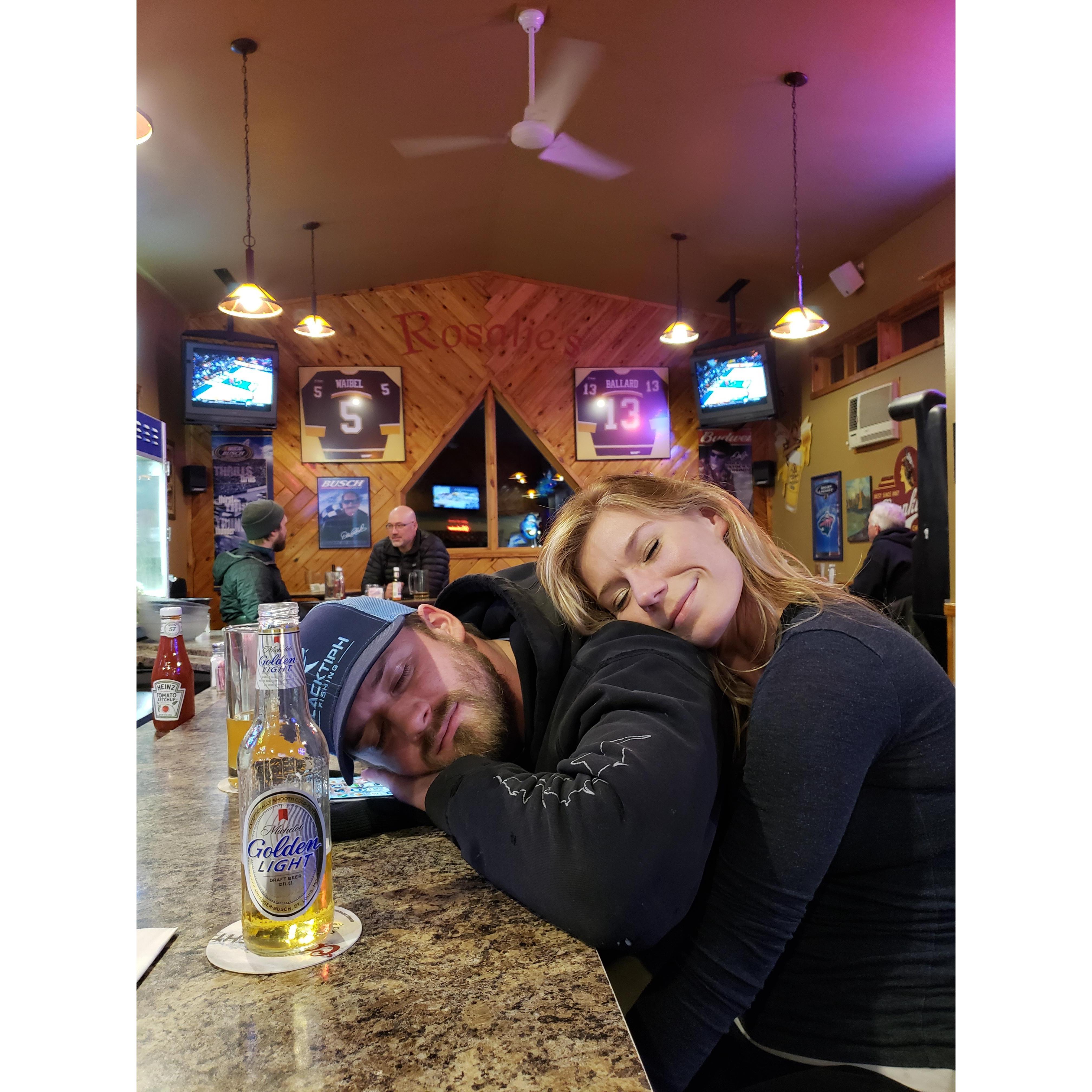 First time sleeping at a restaurant