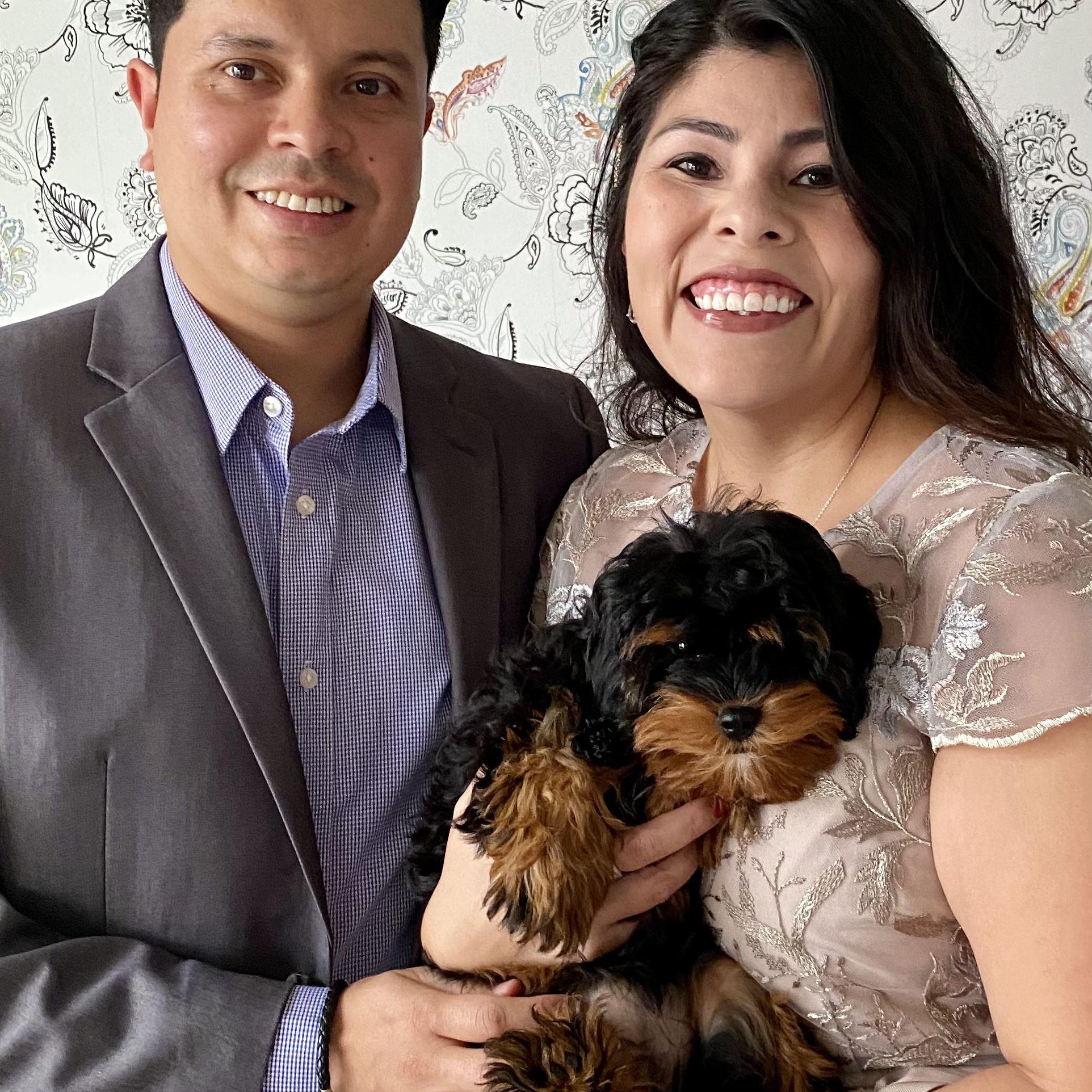First family photo with Mocha - West New York, NJ August 2021