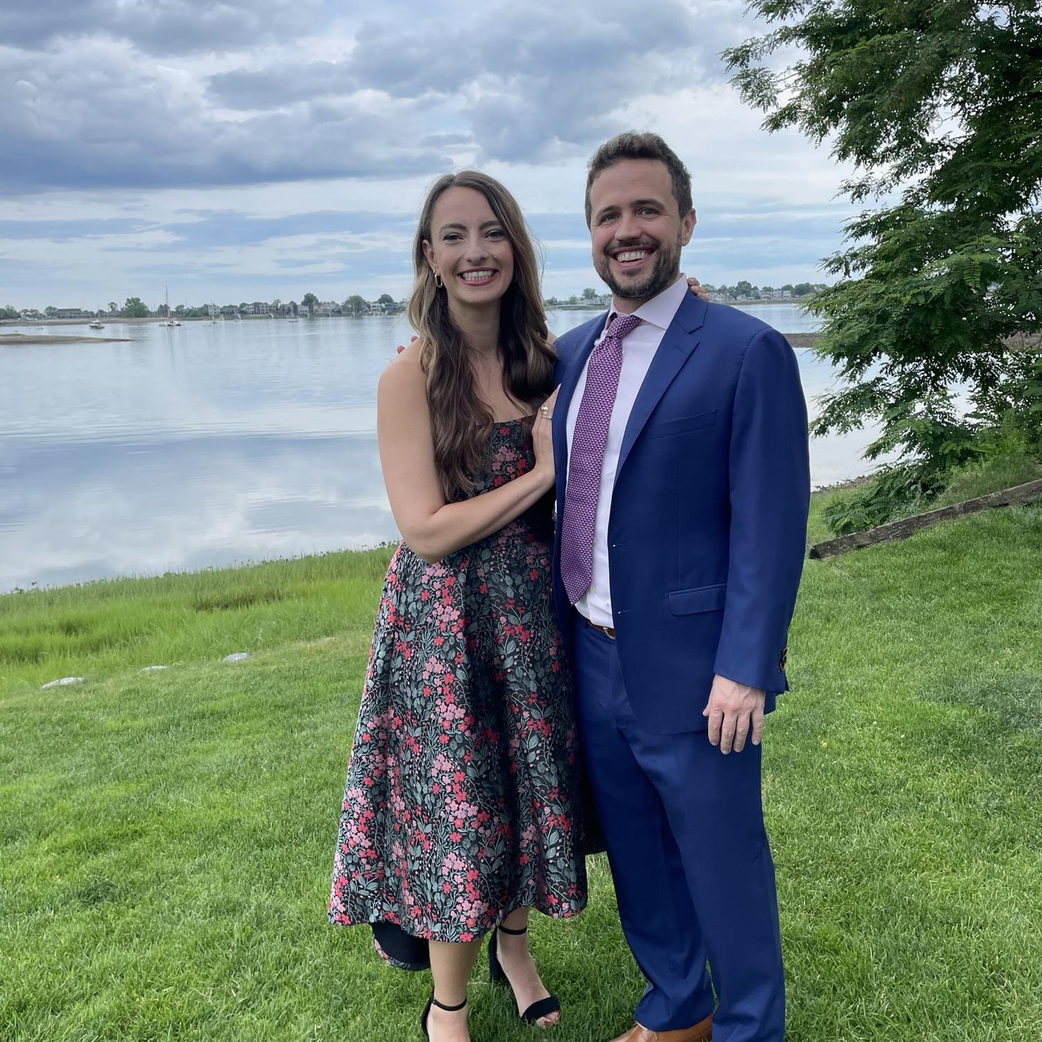 Our first wedding together- Dimitri and Jenny