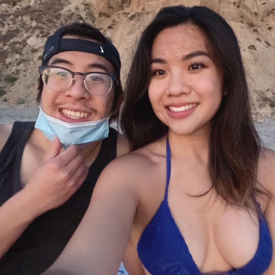 Social distancing at the beach. 4 year anniversary (2020)