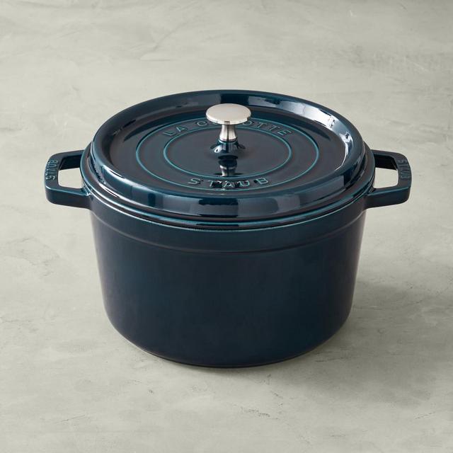 Staub Enameled Cast Iron Deep Oven 5-Qt., La Mer