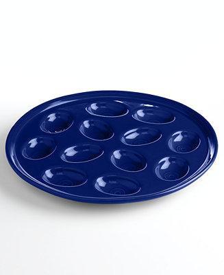 Cobalt Egg Plate