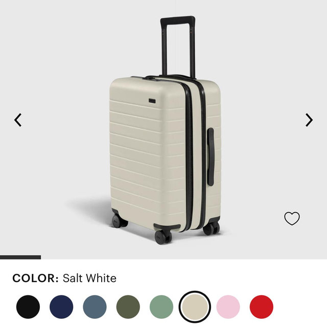 The Bigger Carry-On Flex in Salt White