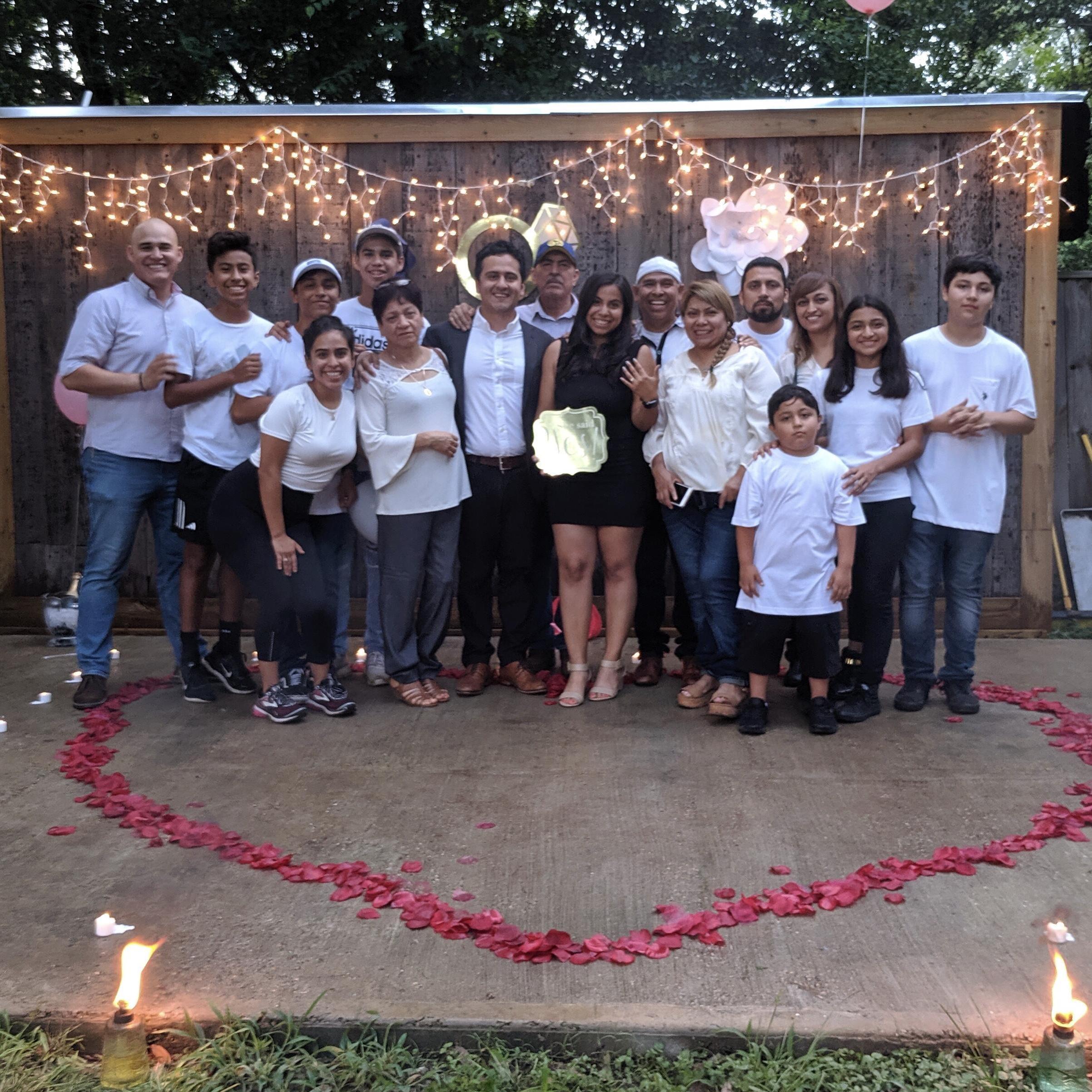 The day of our proposal!