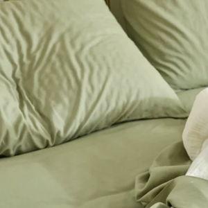 Align Linen Viscose Duvet Cover - Full / Queen / Sage