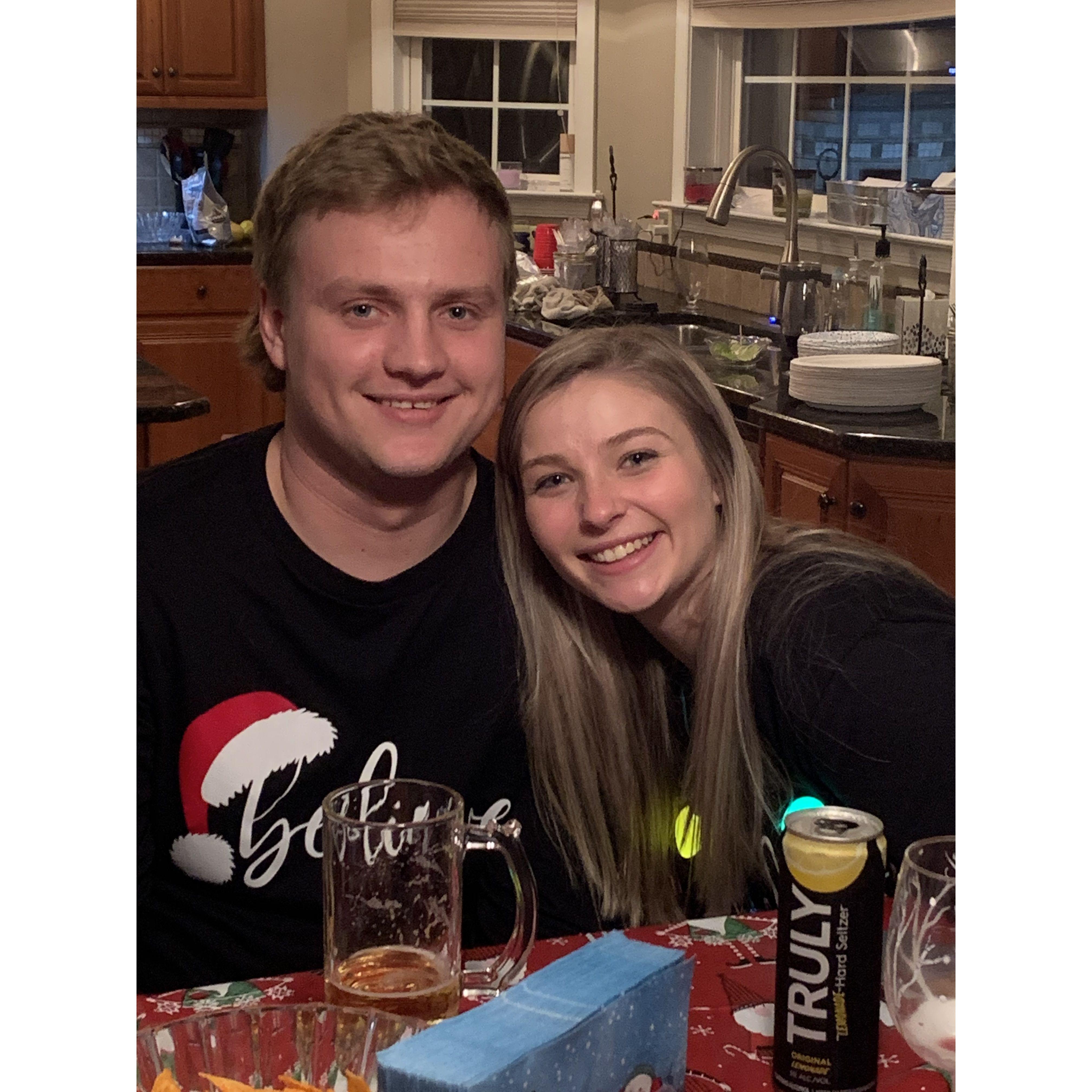 Our First Christmas at Family Party