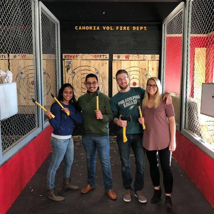 Axe-throwing in St Louis!